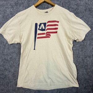 State Forty Eight T-Shirt Mens XL Tan Arizona Diamondbacks Baseball Flag Graphic